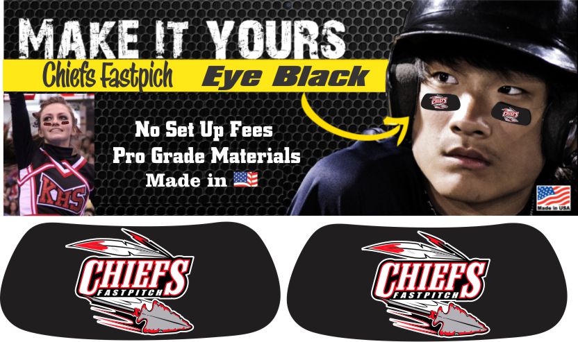 Connetquots Chief Fastpitch Player Eye Black